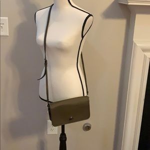 Coach Turnlock Crossbody dark fatigue NWT